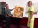 Zdenek Merta odhalil obraz výtvarníka Dominika Petra
